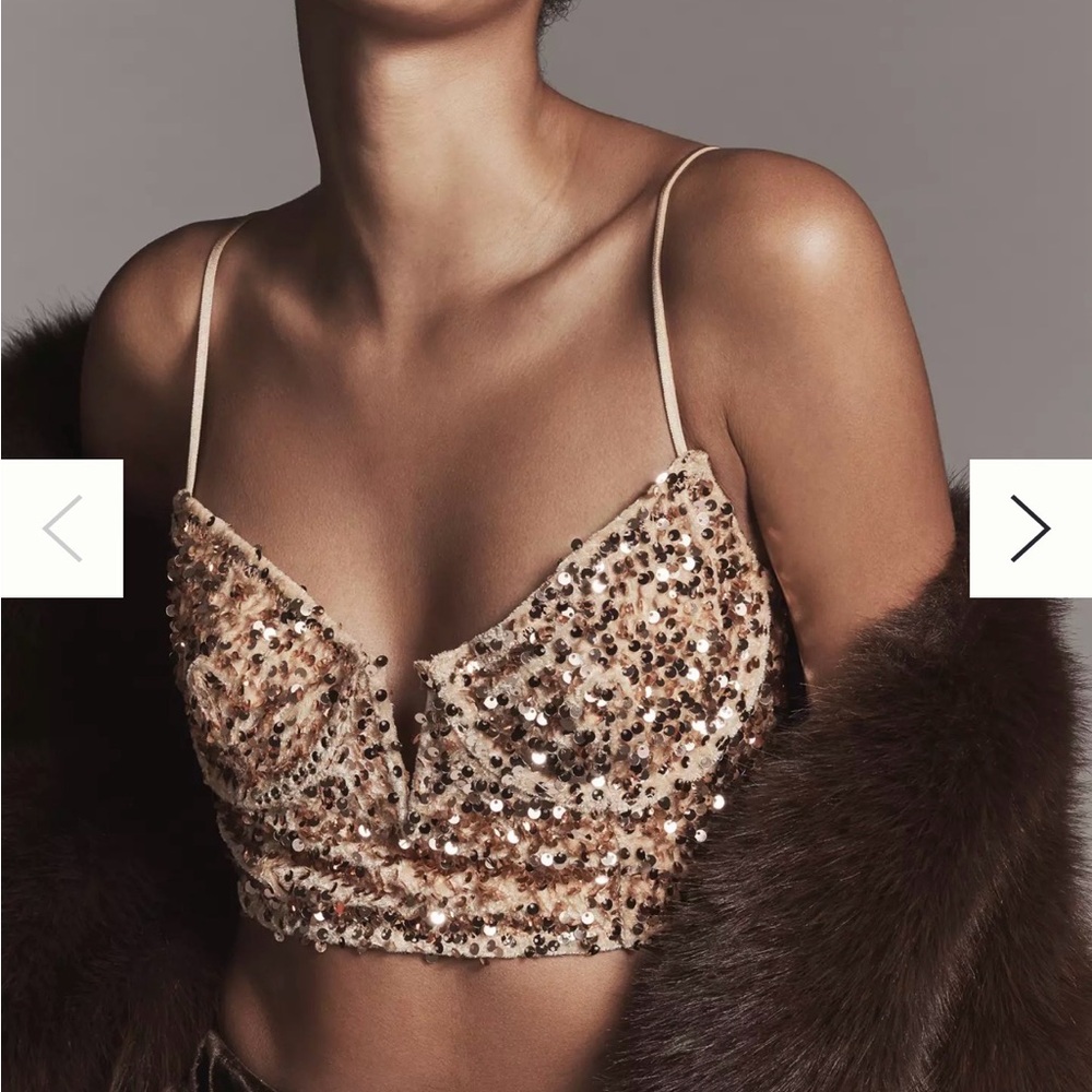 Anthropologie - The Eve Sequin Bralette